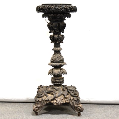 Lot 456 - Anglo-Indian hardwood torchere