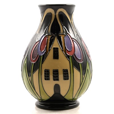 Lot 73 - Kerry Goodwin for Moorcroft, a vase in The Hamlet design.
