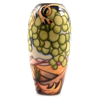 Lot 74 - Emma Bossons for Moorcroft, a Limited Edition vase in the Mountain Vineyard design.