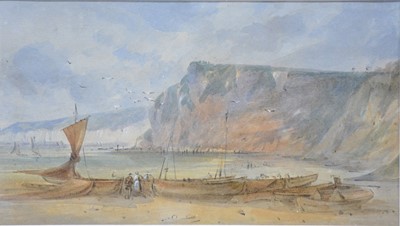 Lot 374 - Group of three Victorian watercolours