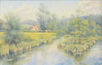 Lot 241 - Mervyn Goode, July Sunshine on Ovington Mill