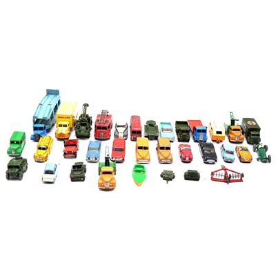 Lot 17 - A tray of loose Dinky die-cast models