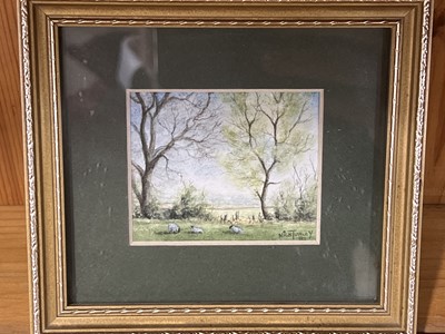 Lot 409 - After Harry Morley 1910, The Quorn Country, a set of four coloured prints, Nick Turley watercolours.