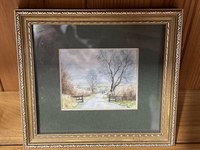 Lot 409 - After Harry Morley 1910, The Quorn Country, a set of four coloured prints, Nick Turley watercolours.