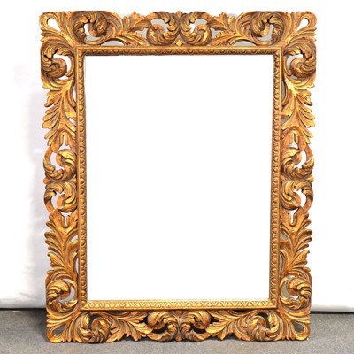 Lot 547 - Large gilt framed wall mirror