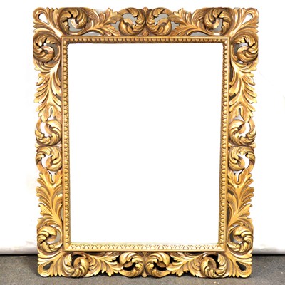 Lot 548 - Large silvered framed wall mirror