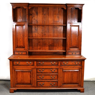 Lot 544 - Haselbech Oak oak and mahogany dresser