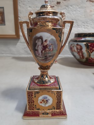 Lot 44 - Three items of Royal Vienna decorative porcelain