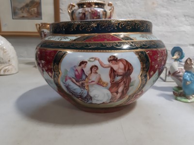 Lot 44 - Three items of Royal Vienna decorative porcelain