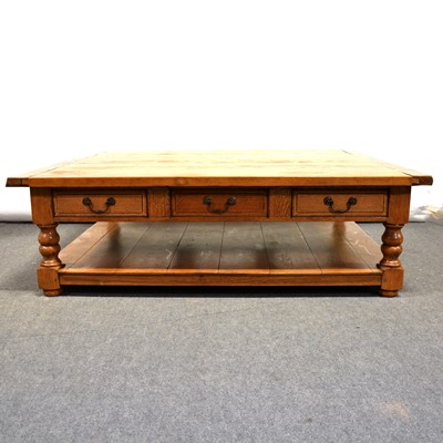 Lot 514 - Haselbech Oak large coffee table