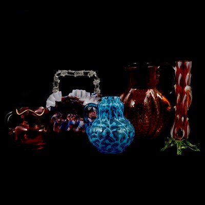 Lot 87 - Collection of decorative glass, mostly 19th / early 20th century