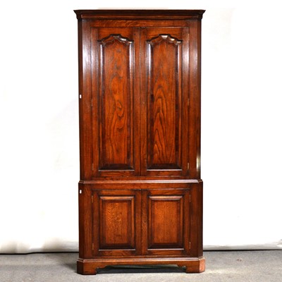 Lot 506 - Haselbech Oak freestanding oak corner cupboard