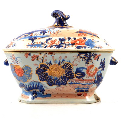 Lot 140 - Large early 19th century Ironstone tureen and cover