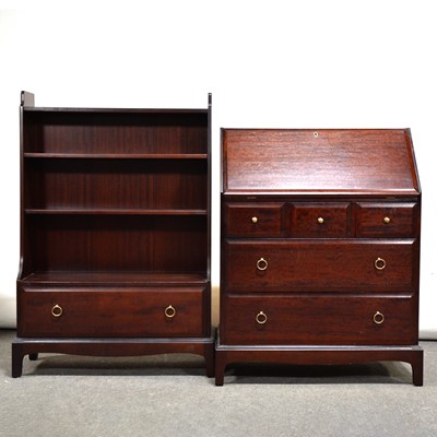 Lot 531 - Stag Minstrel bureau and a small open bookcase