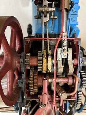 Lot 207 - A scratch built live steam traction engine based on L. C. Mason's 'Minnie'