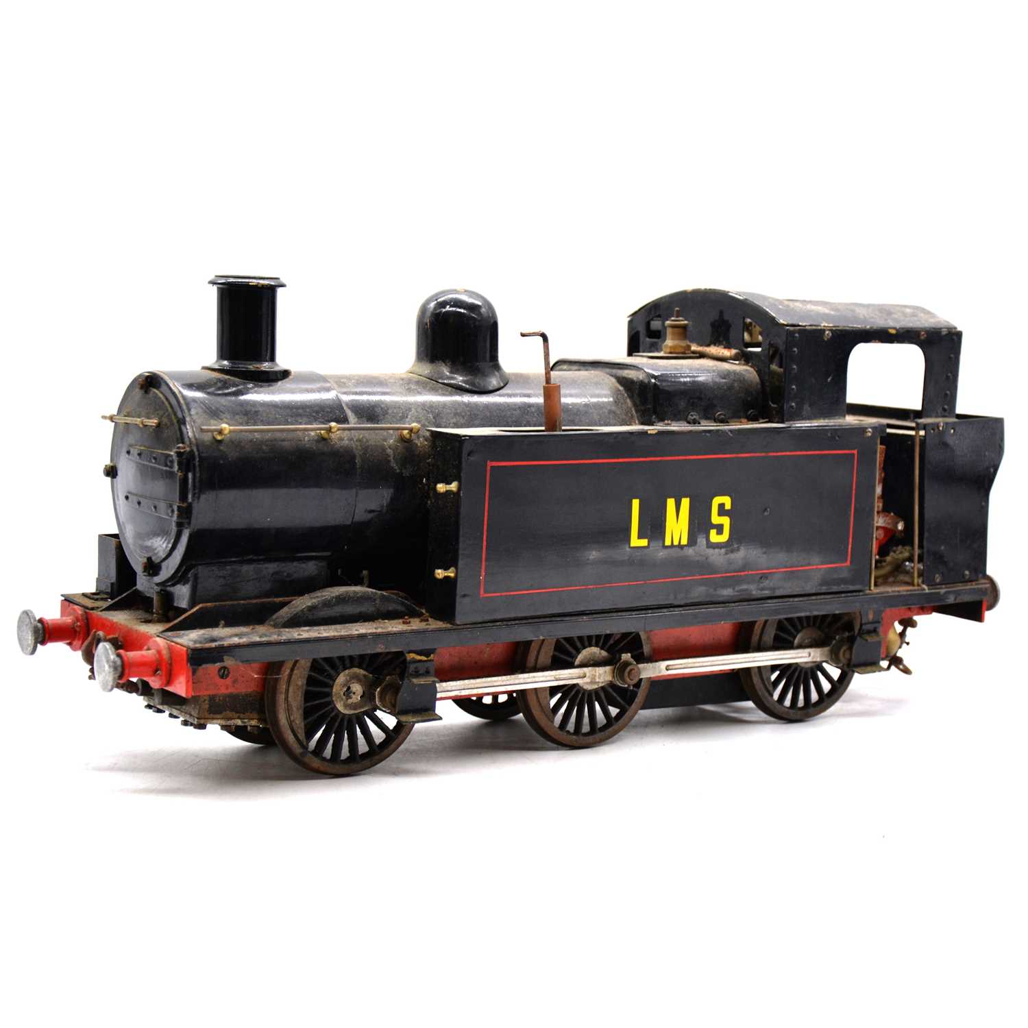 Fowler Tank Engine Lot 214 - Live steam gauge 3 tank locomotive, Fowler