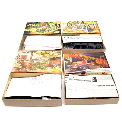 Lot 140 - Five Airfix and Hasegawa scale model kits, boxed