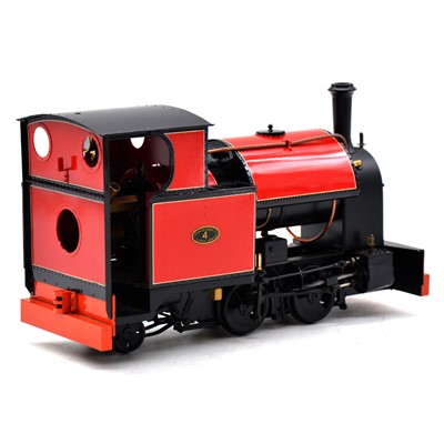 Lot 224 - An O gauge narrow gauge live steam locomotive, 'Edward Thomas'