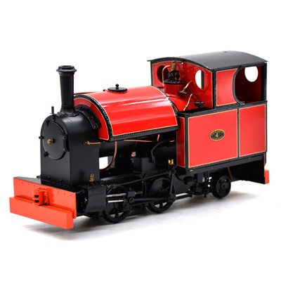 Lot 224 - An O gauge narrow gauge live steam locomotive, 'Edward Thomas'