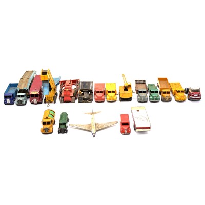 Lot 46 - Seventeen play worn Dinky die-cast models