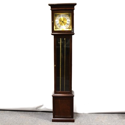 Lot 258 - Modern mahogany longcase clock, Waterfield & Sons of Broughton.