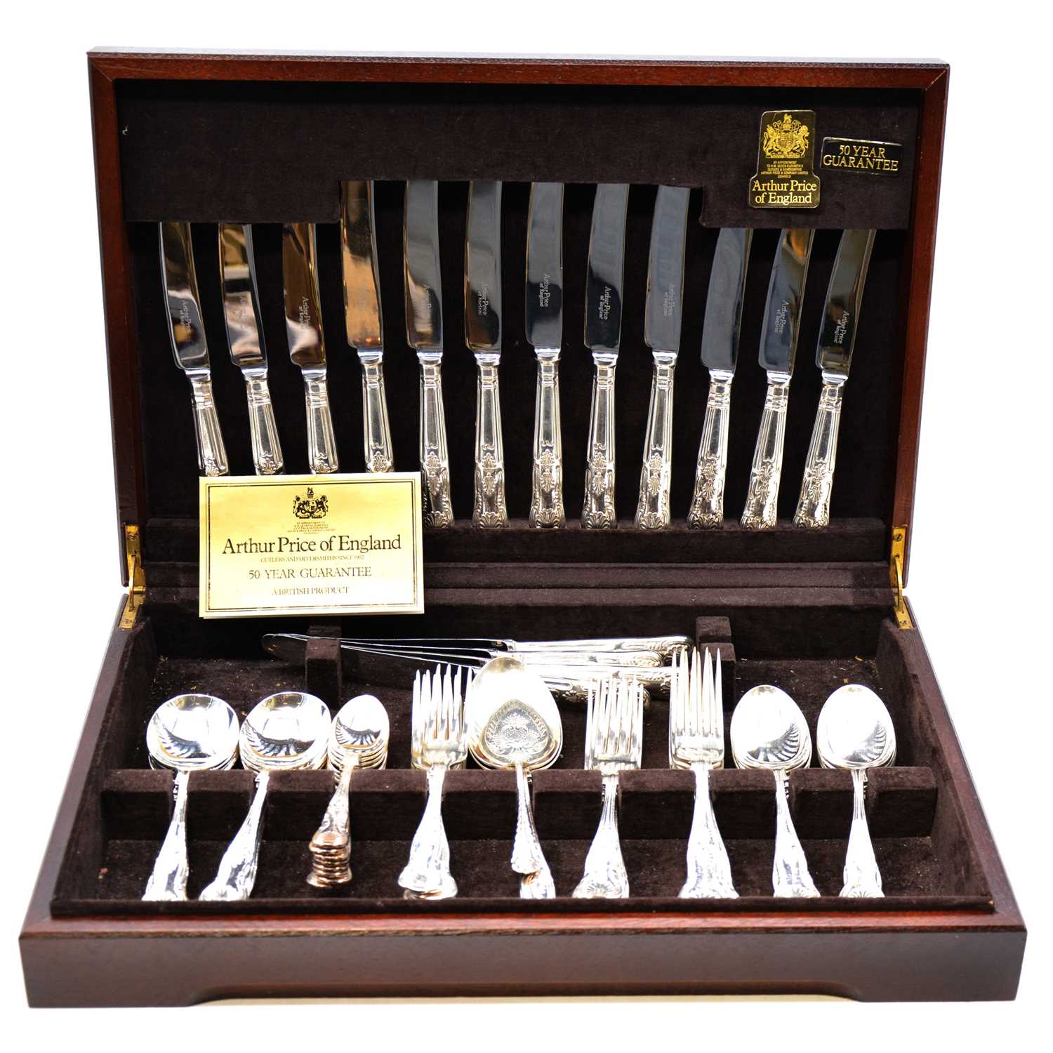 Lot 145 - Canteen of silver plated Cutlery