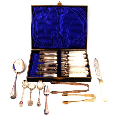 Lot 128 - Silver plated cutlery