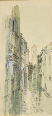 Lot 379 - Robert King, Church from Pont de la Barnardo