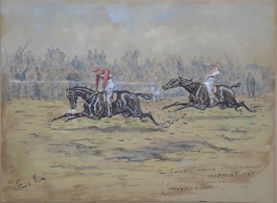 Lot 380 - British School, The Great Sandown Steeplechase, Dec 9th 1893