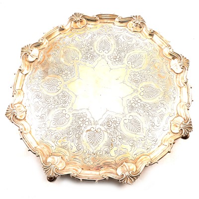 Lot 310 - A Victorian silver salver, William Hutton & Sons Ltd. London1898.