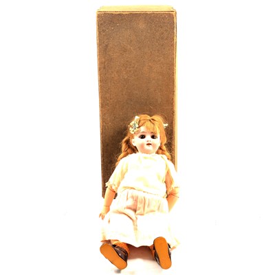 Lot 201 - Bisque head doll