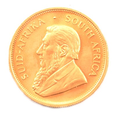 Lot 274 - A gold Krugerrand coin, 1980, 1oz.