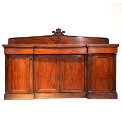 Lot 439 - William IV mahogany sideboard