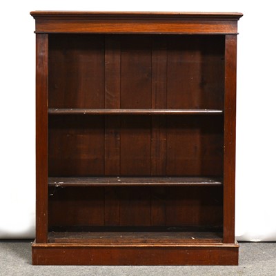 Lot 272 - Mahogany open bookcase, early 20th century