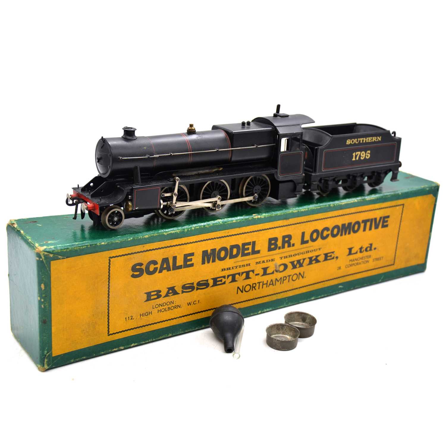 Lot 259 - Bassett Lowke O gauge live steam locomotive 'Mogul', boxed