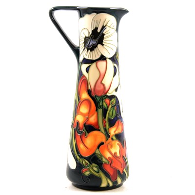 Lot 69 - Emma Bossons for Moorcroft Pottery, a 'Miss Alice' pattern ewer