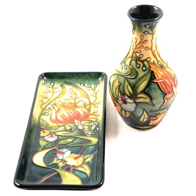 Lot 70 - Rachel Bishop for Moorcroft Pottery, two 'Prairie Summer' pattern pieces