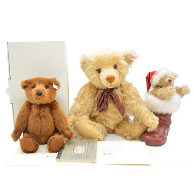 Lot 346 - Three Steiff teddy bears