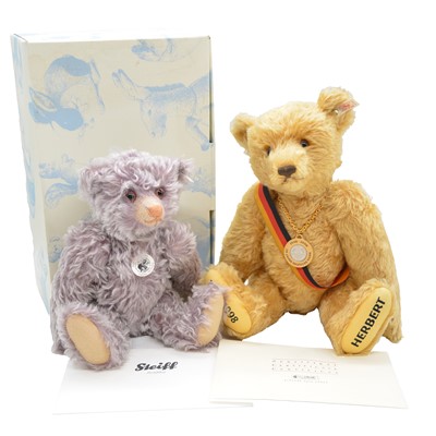 Lot 349 - Two Steiff teddy bears