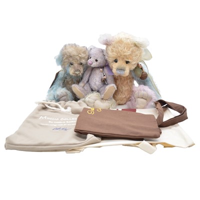 Lot 310 - Three Charlie Bear teddy bears, Hopscotch, Muddle, Tilda