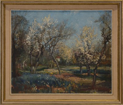 Lot 325 - Henry Mitton Wilson, Orchard with Apple Blossom, and a similar work