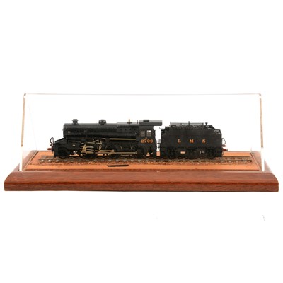 Lot 279 - A James Stanley Beeson scratch built fine scale steam locomotive and tender, LMS 'Crab'