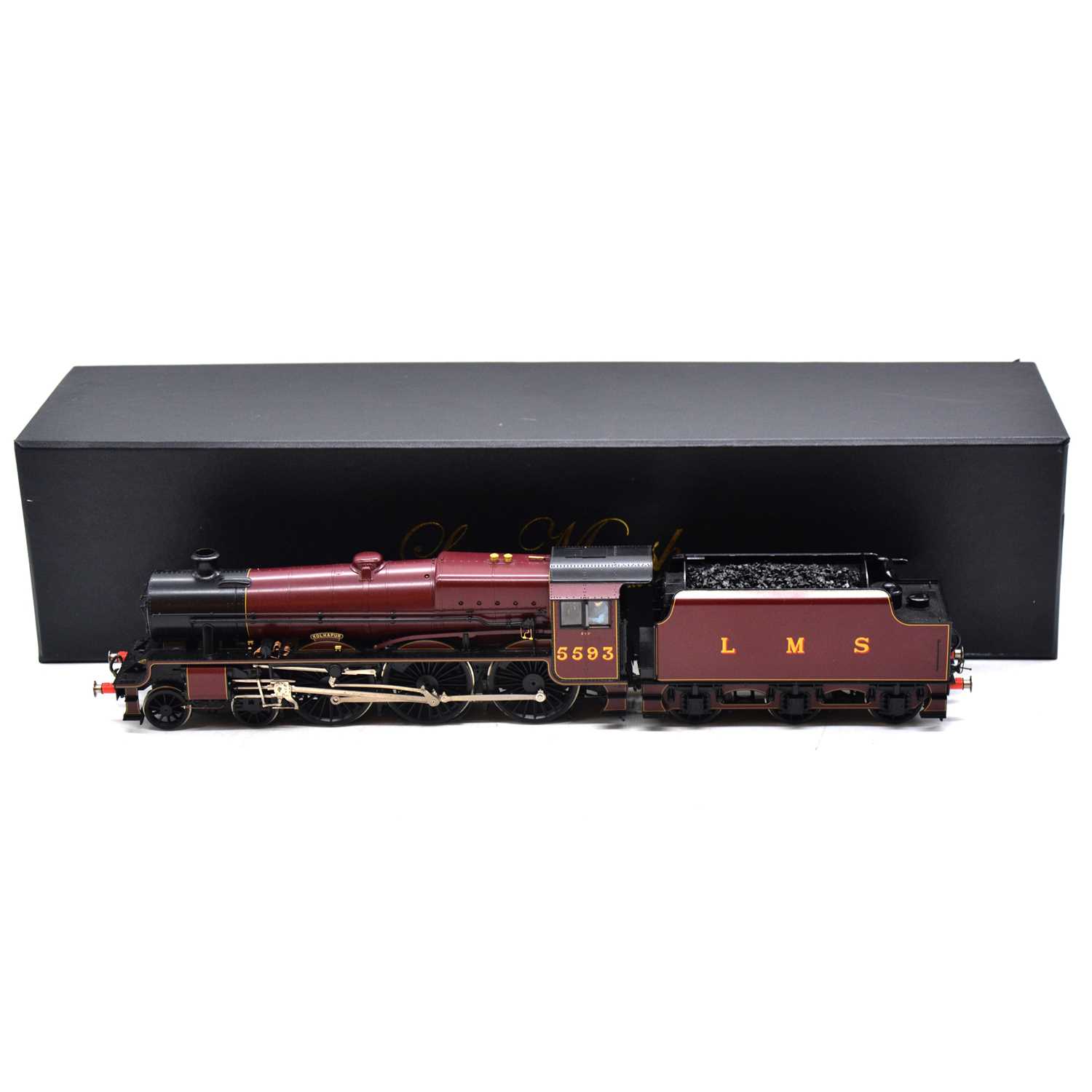 Lot 218 - Lee Marsh O gauge locomotive and tender 'Kolahpur', boxed