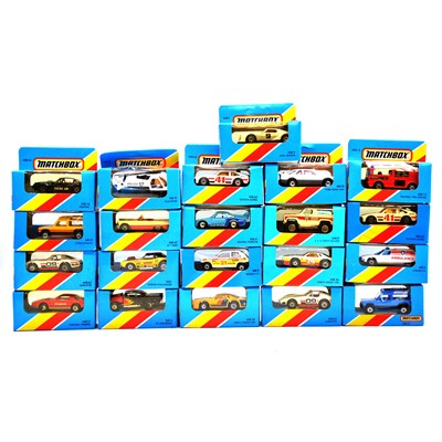 Lot 75 - Twenty-one Matchbox models, boxed