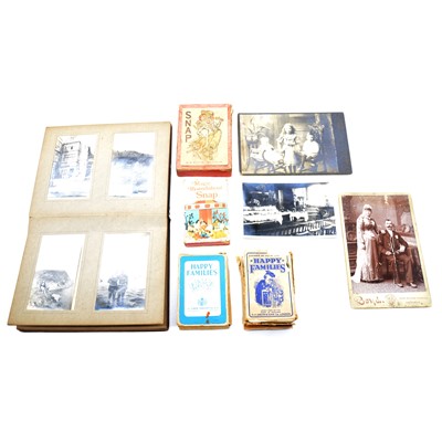 Lot 153 - Photographs, playing card games, etc.