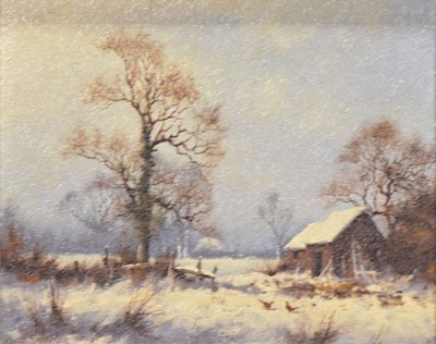 Lot 243 - James Wright, Winter scene