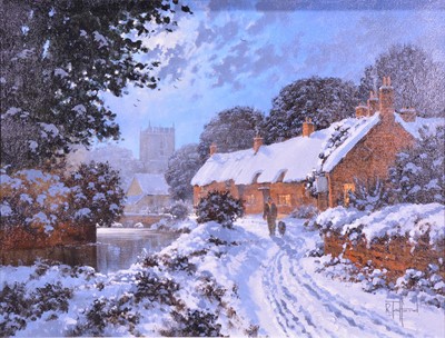 Lot 213 - Richard Telford, A winter walk