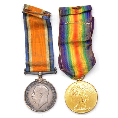 Lot 284 - Medals: World War I pair