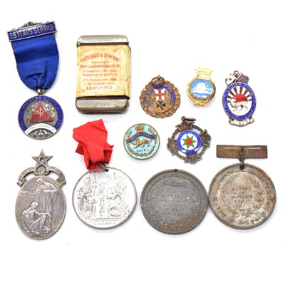 Lot 296 - Collection of enamelled badges and others