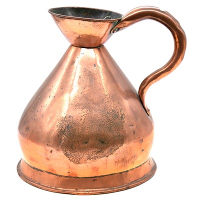 Lot 141 - Copper haystack measure, 2 gallons